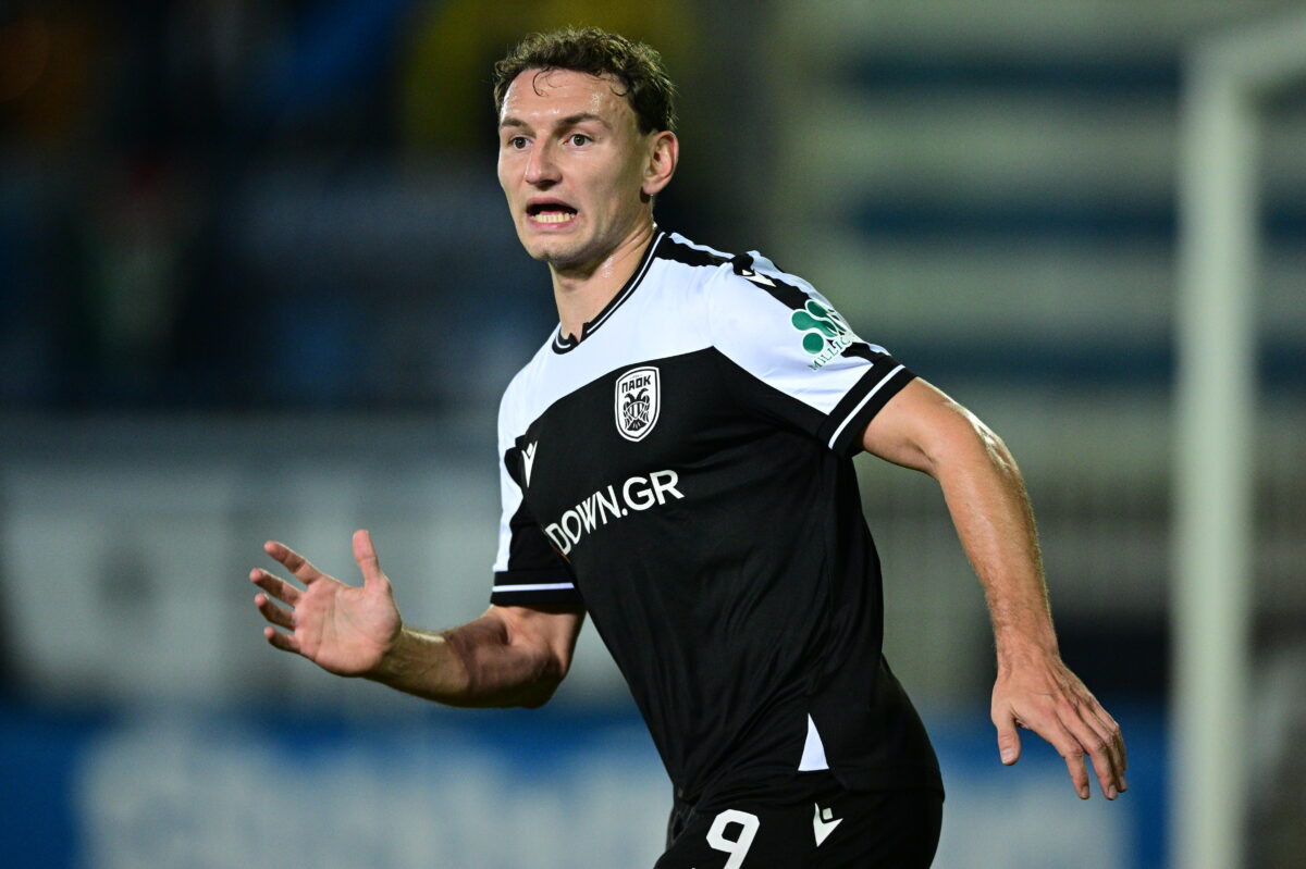 Ο Τσάλοφ με τη φανέλα του ΠΑΟΚ