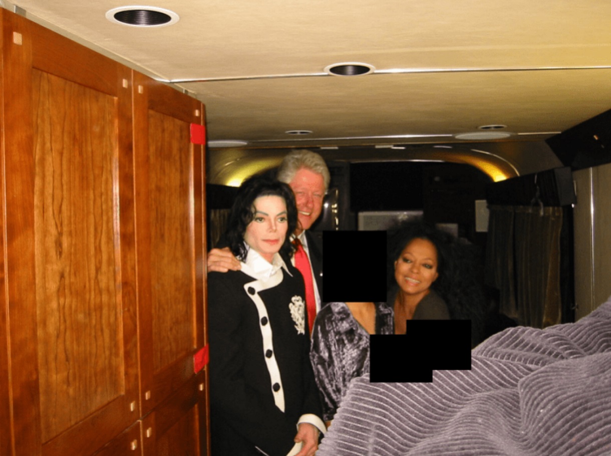 clinton diana ross michael jackson