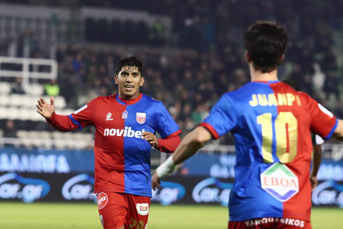 Ο Κόμπα μετά το γκολ του