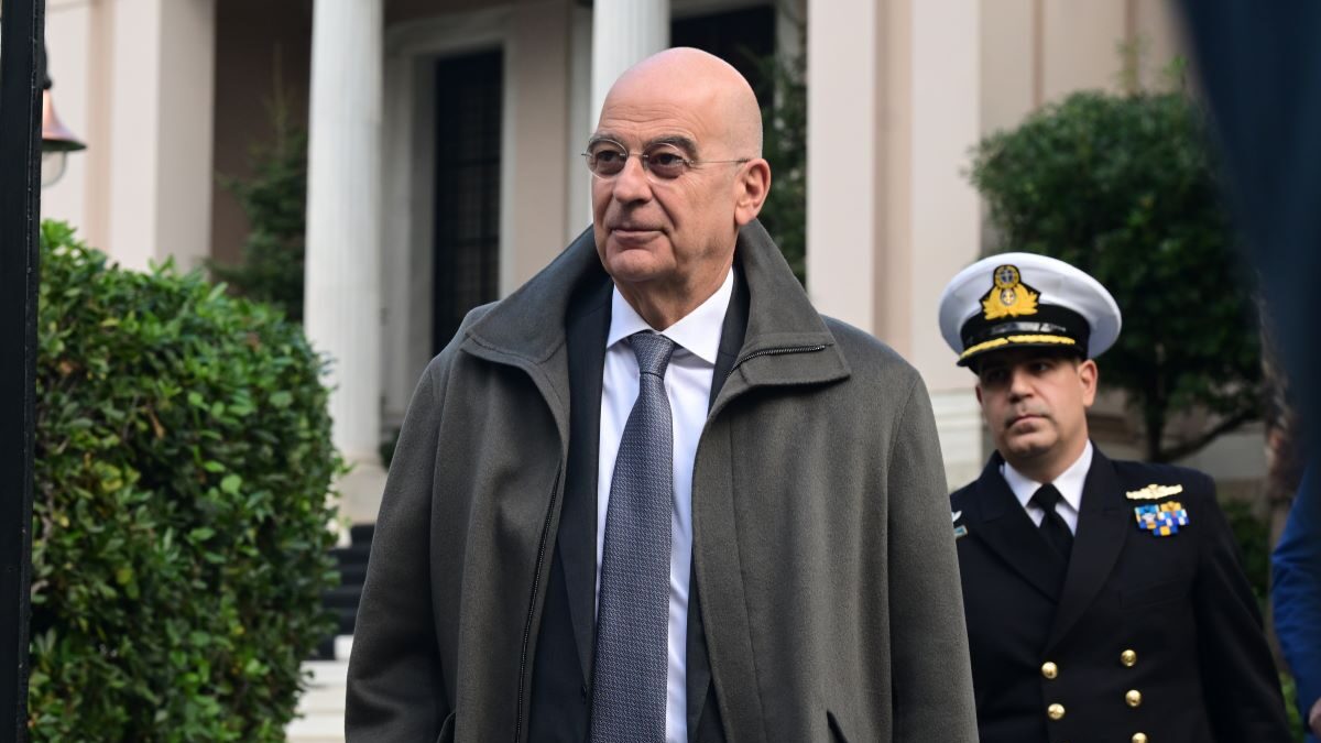 Ο Νίκος Δένδιας μετά τη συνεδρίαση του ΚΥΣΕΑ