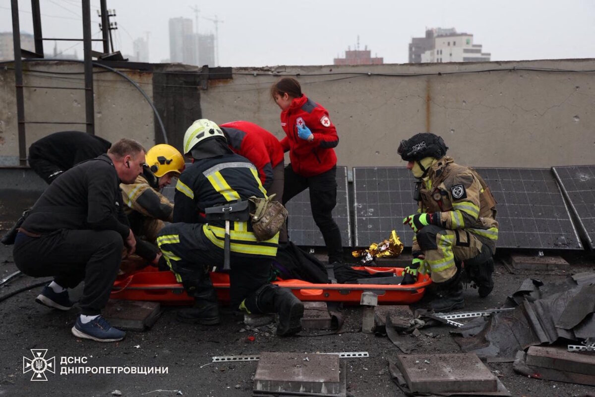 Διασώστες στη Ντνίπρο