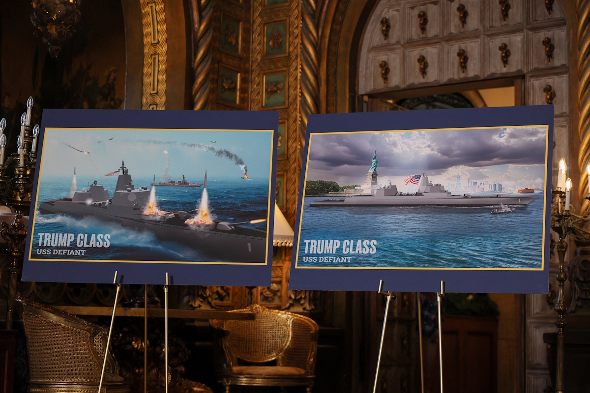 Ο Αμερικανός Πρόεδρος, Ντόναλντ Τραμπ ανακοινώνει τον «Χρυσό Στόλο» του Πολεμικού Ναυτικού των ΗΠΑ