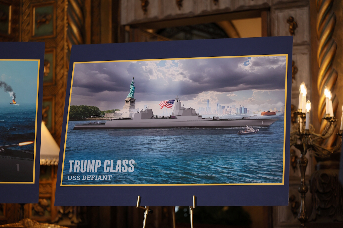 Ο Αμερικανός Πρόεδρος, Ντόναλντ Τραμπ ανακοινώνει τον «Χρυσό Στόλο» του Πολεμικού Ναυτικού των ΗΠΑ