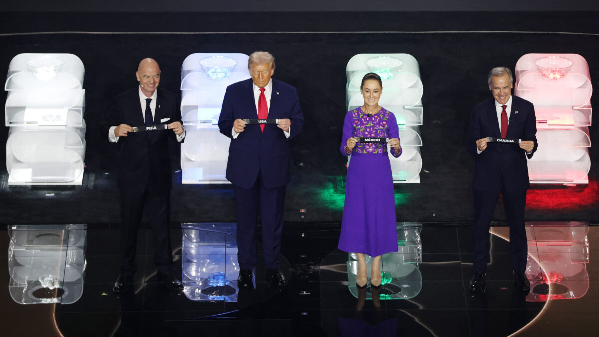 Στιγμιότυπο από την κλήρωση του Μουντιάλ