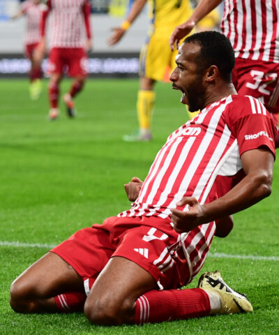 Ο Ελ Κααμπί μετά το ψαλιδάκι κόντρα στη Μακάμπι (ΓΙΩΡΓΟΣ ΜΑΤΘΑΙΟΣ