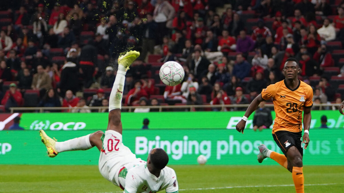 Ο Αγιούμπ Ελ Κααμπί σκοράρει στο Ζάμπια - Μαρόκο