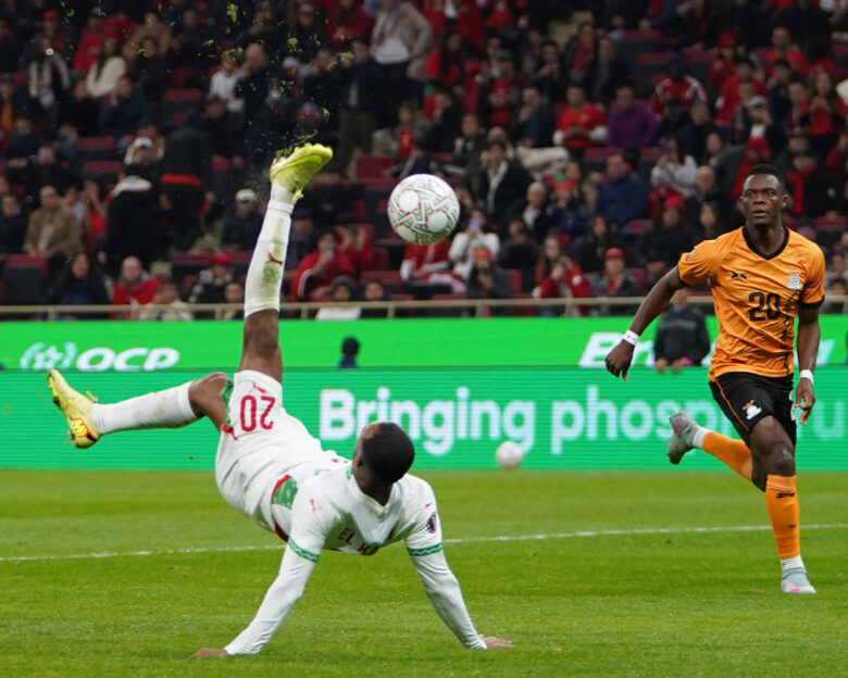 Ο Αγιούμπ Ελ Κααμπί σκοράρει στο Ζάμπια - Μαρόκο