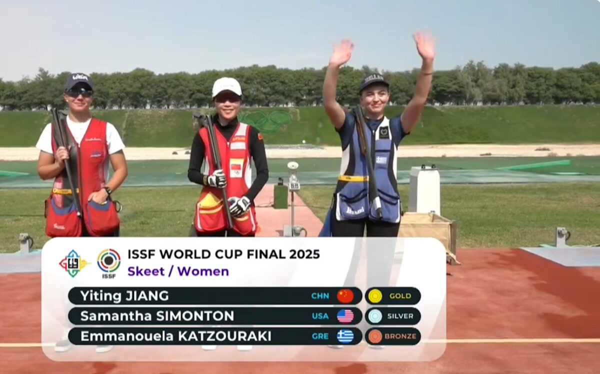 Η Εμμανουέλα Κατζουράκη κατέκτησε το χάλκινο μετάλλιο στο Παγκόσμιο Κύπελλο σκοποβολής της Ντόχα