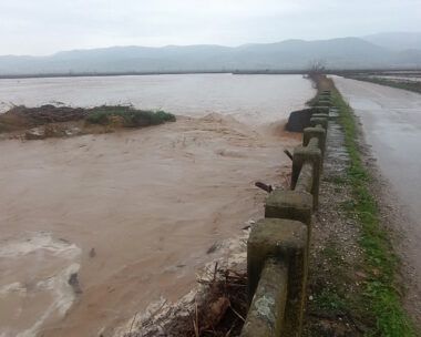 Ο φουσκωμένος ποταμός Ενιπέας