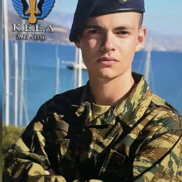 Ο 19χρονος Ραφαήλ που σκοτώθηκε σε άσκηση του στρατού στη Ρόδο