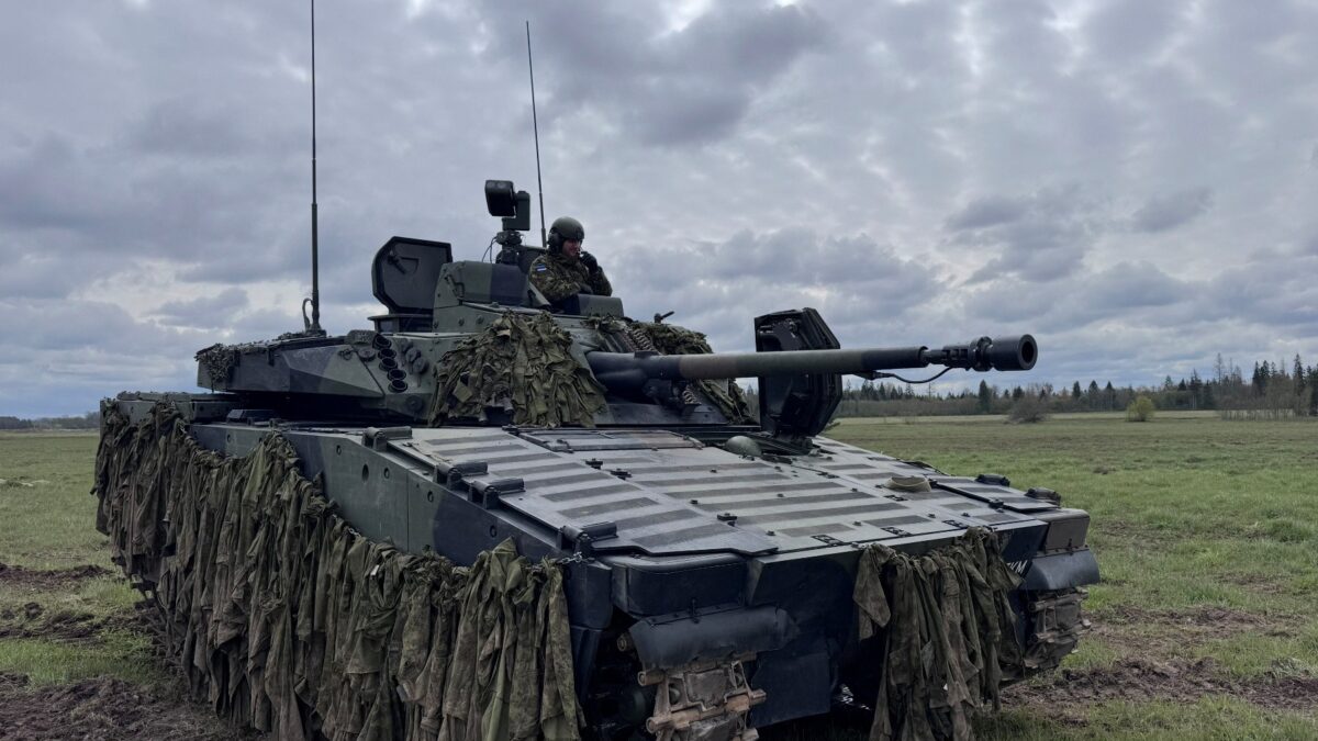 Ένα στρατιωτικό όχημα της Εσθονίας