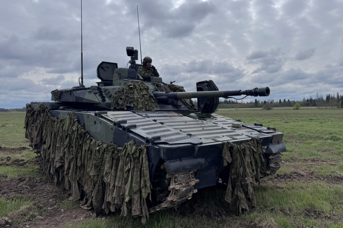 Ένα στρατιωτικό όχημα της Εσθονίας