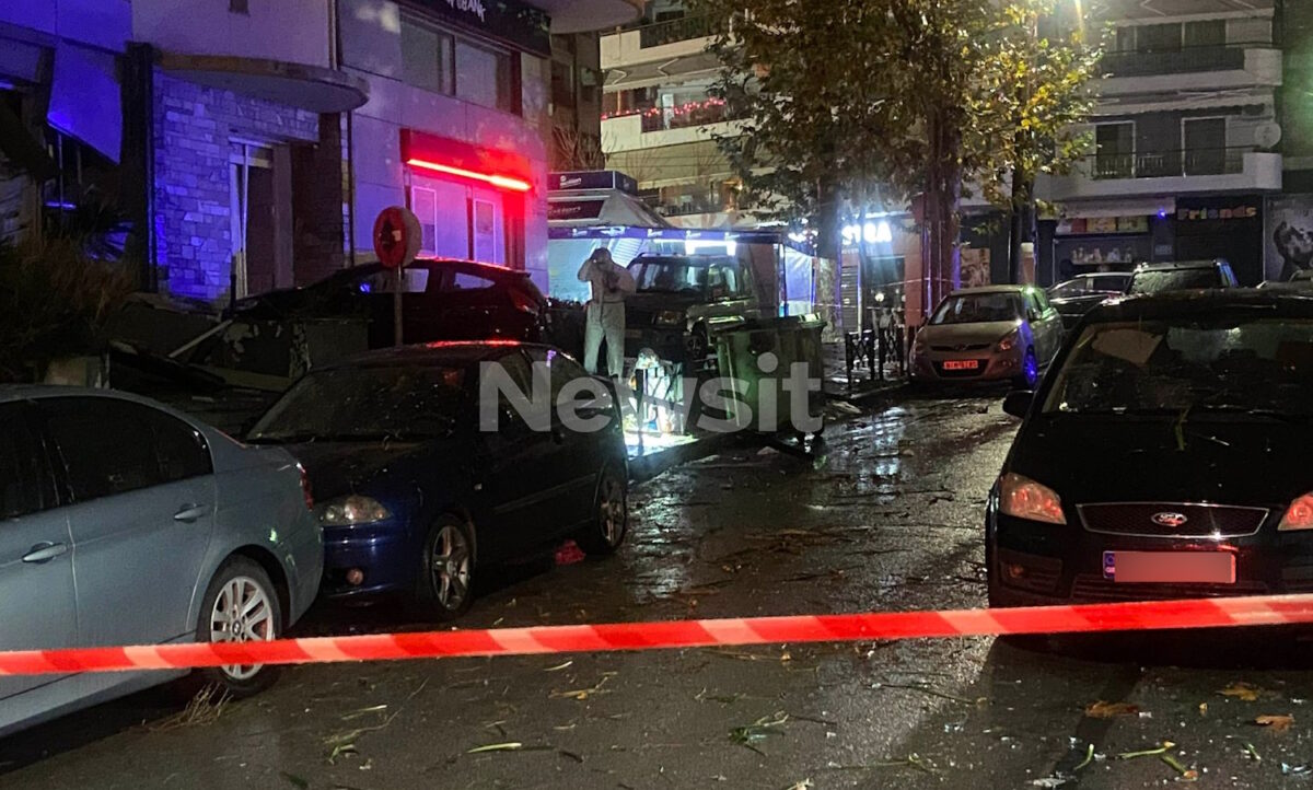 Από την έκρηξη στον Εύοσμο