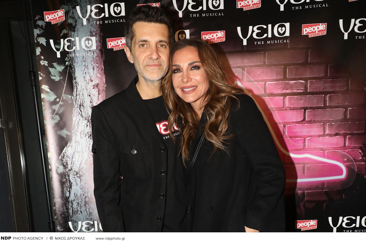 Ο Φοίβος με την Δέσποινα Βανδή