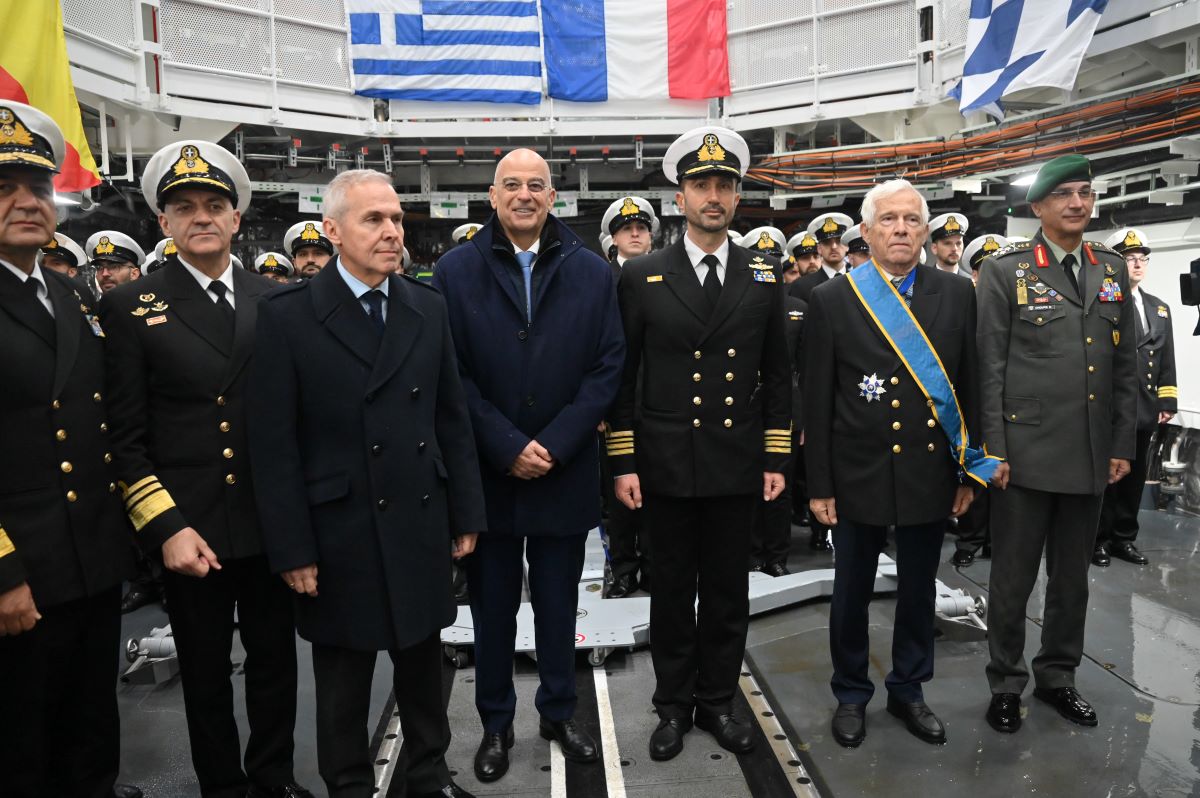 Ένταξη της φρεγάτας «Κίμων» στο Πολεμικό Ναυτικό