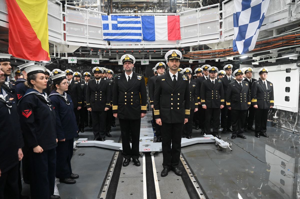 Ένταξη της φρεγάτας «Κίμων» στο Πολεμικό Ναυτικό