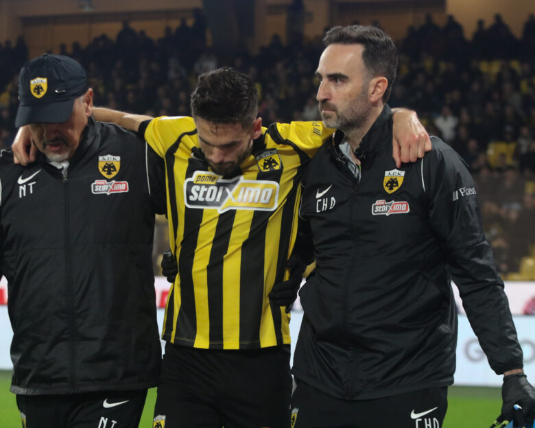 Ο Μιγιάτ Γκατσίνοβιτς υπέστη βαρύ διάστρεμμα με μερική ρήξη συνδέσμων στο ΑΕΚ – Ατρόμητος