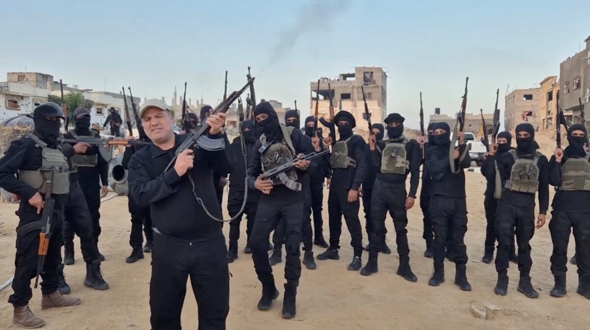 Μια ομάδα που αντιτίθεται στη Χαμάς στη Γάζα