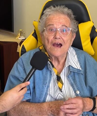 Η 83χρονη Σοφία Μπαρκάτσα έδειξε την αγάπη της για την ΑΕΚ