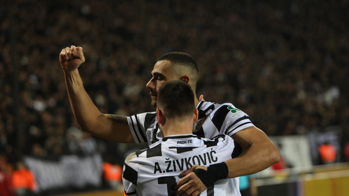 Γιακουμάκης και Ζίβκοβιτς πανηγυρίζουν στην Τούμπα (ΜΙΚΑΕΛΑ ΤΣΟΡΜΠΑΤΖΙΔΟΥ