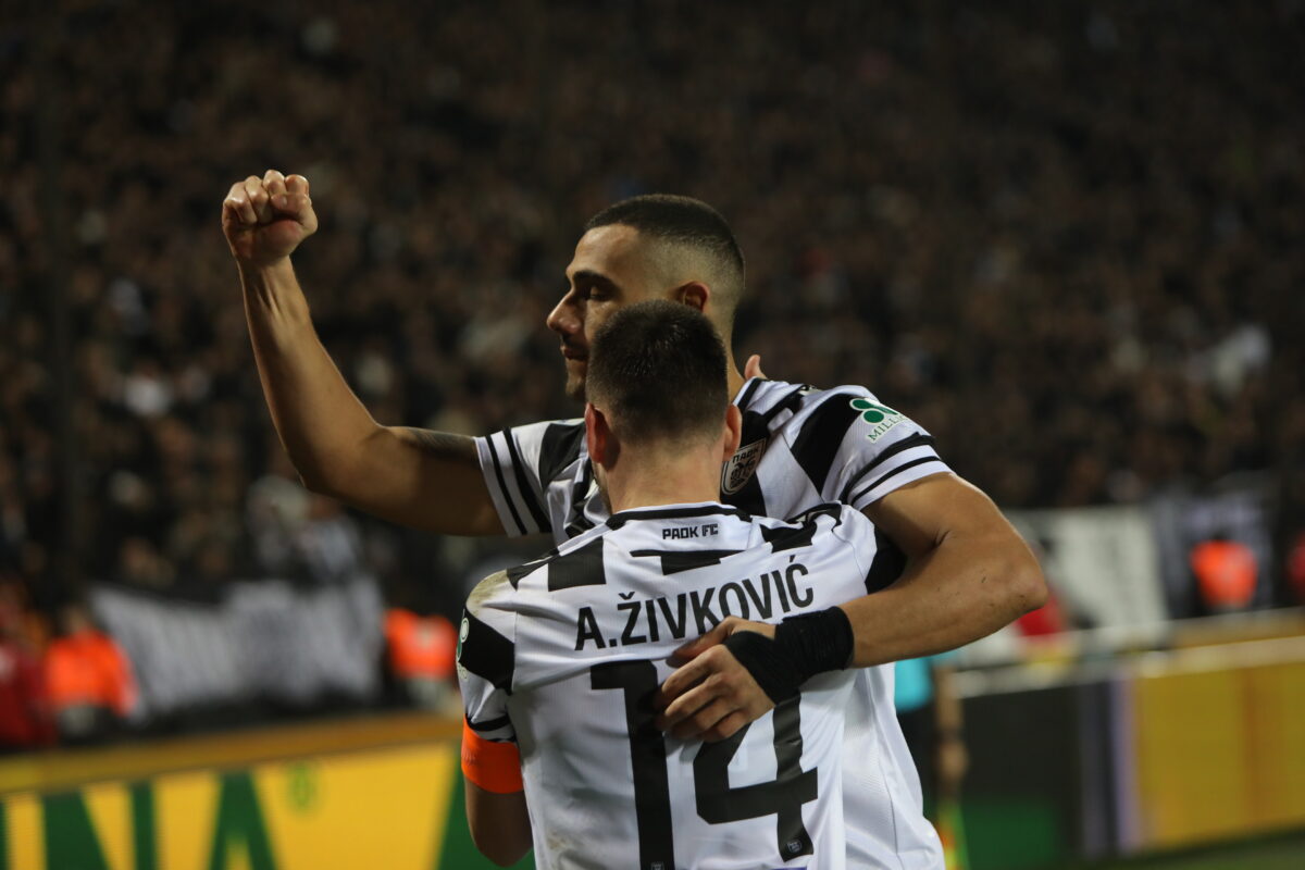 Γιακουμάκης και Ζίβκοβιτς πανηγυρίζουν στην Τούμπα (ΜΙΚΑΕΛΑ ΤΣΟΡΜΠΑΤΖΙΔΟΥ