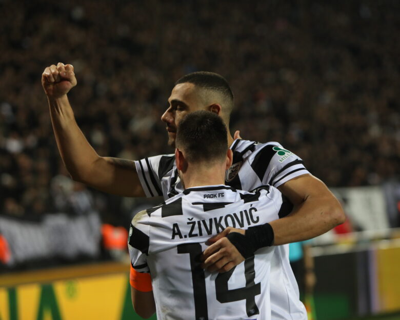 ΠΑΟΚ – Άρης 3-1: «Ασπρόμαυρο» το ντέρμπι της Θεσσαλονίκης με πρωταγωνιστές τους Γιακουμάκη και Ζίβκοβιτς