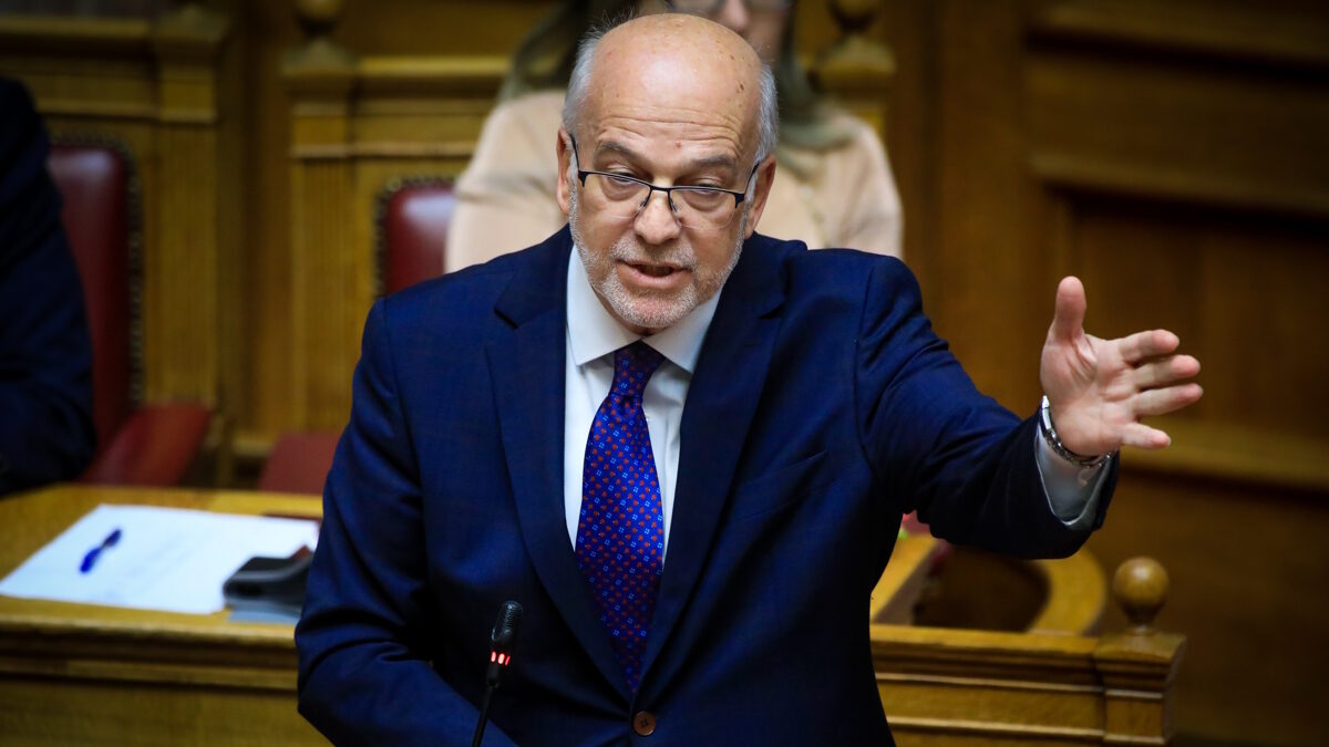 Ο υπουργός Δικαιοσύνης, Γιώργος Φλωρίδης στην τρίτη ημέρα συζήτησης στην ολομέλεια της Βουλής για τον προϋπολογισμό του 2026