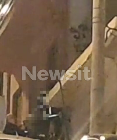 Από την επιχείρηση για τη μεταφορά της σορού του ηλικιωμένου