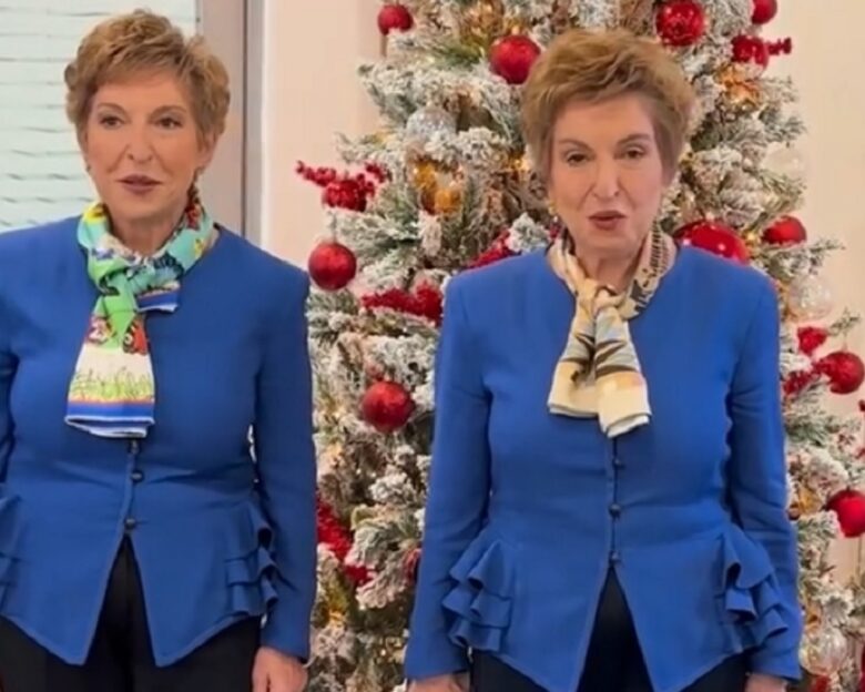 Τι γίνεται στα γραφεία του MEGA όταν έρχονται οι αδερφές Μάνδρου: Τα χαμόγελα, οι χειραψίες και οι ευχές