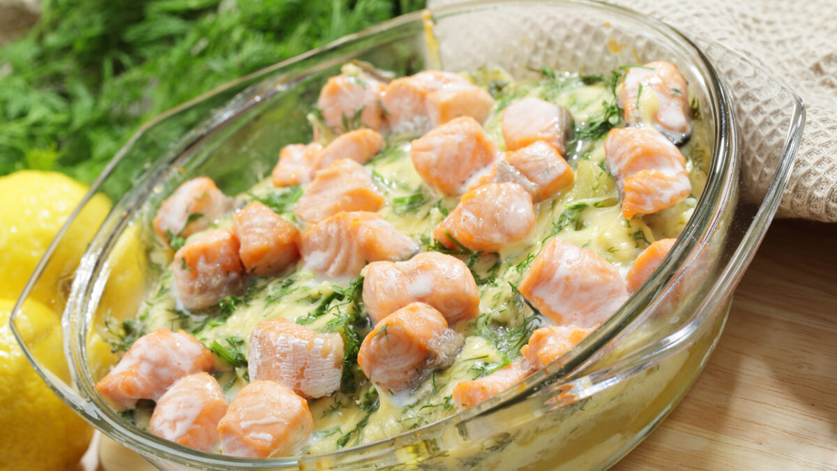 Ρύζι σε σολομό στον φούρνο