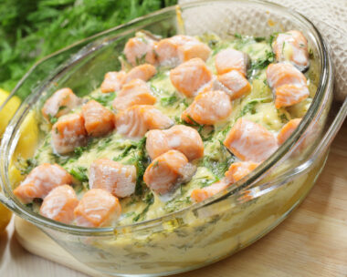 Ρύζι σε σολομό στον φούρνο