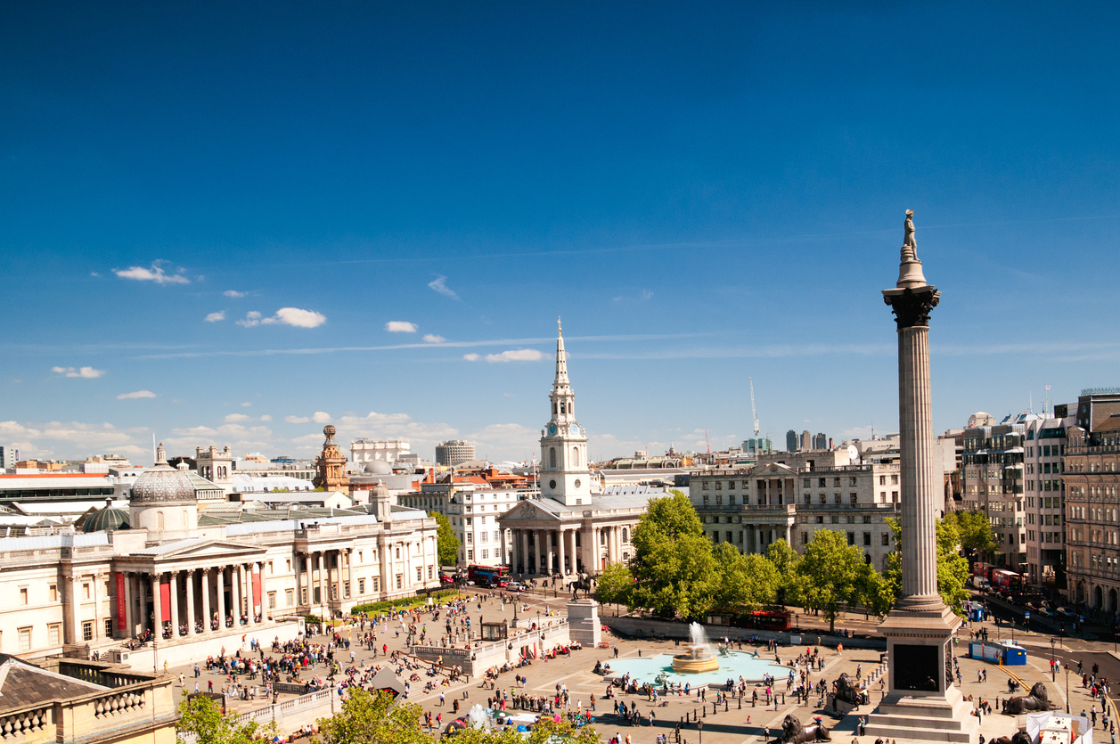 Trafalgar Square, London. UK