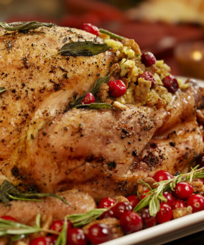 Γέμιση με κιμά και φρούτα