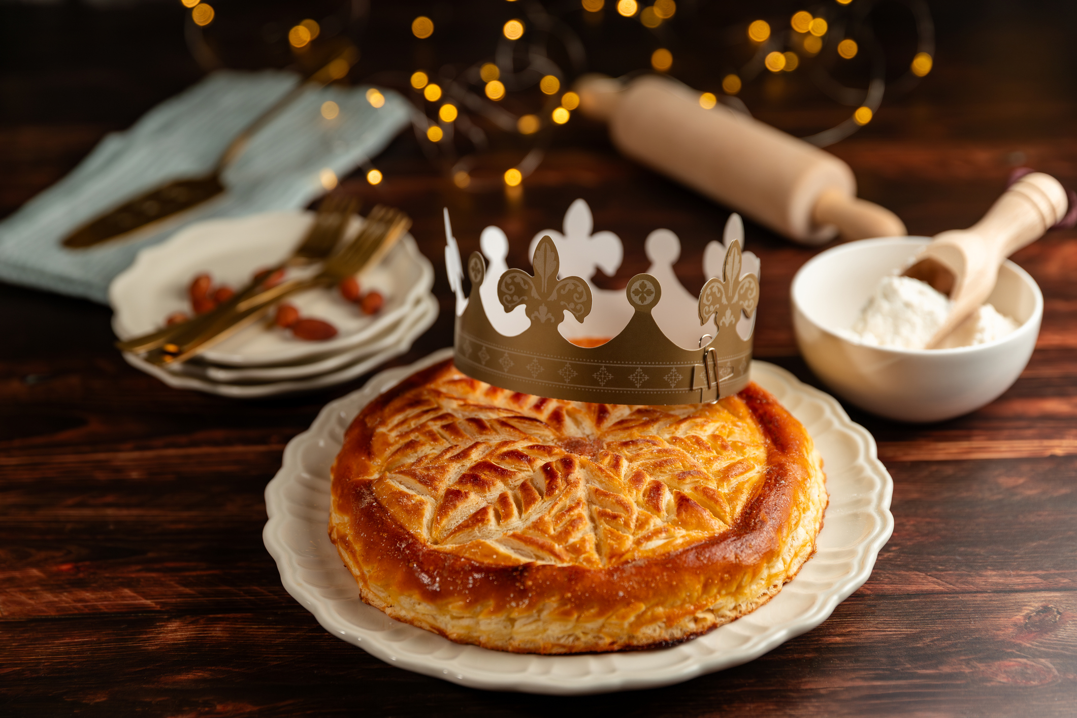 Galette des rois during the epiphany