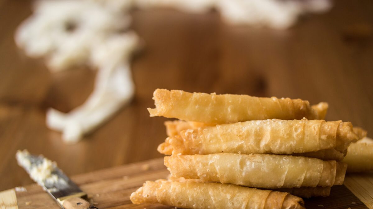 Φλογέρες με τυριά