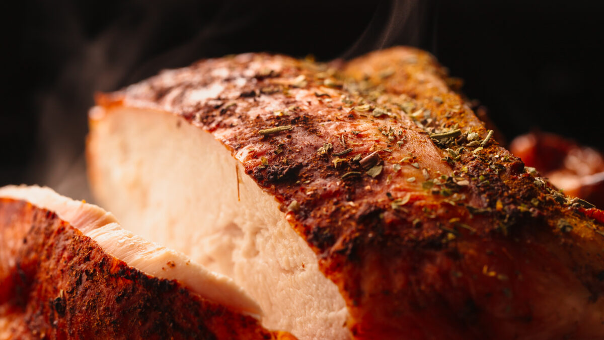 Φιλέτο γαλοπούλας με μέλι και κρασί