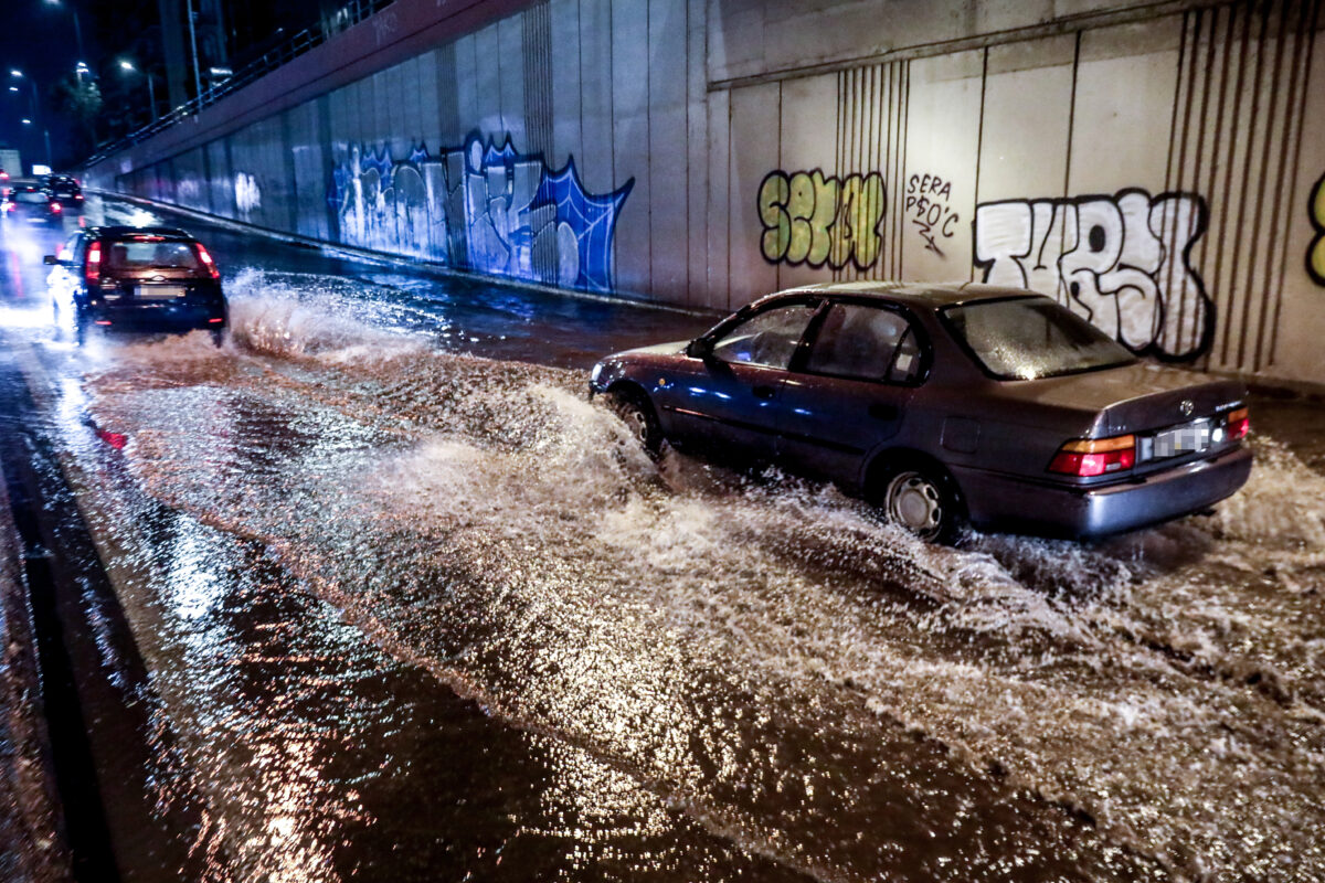 Ισχυρή καταιγίδα στην Αττική