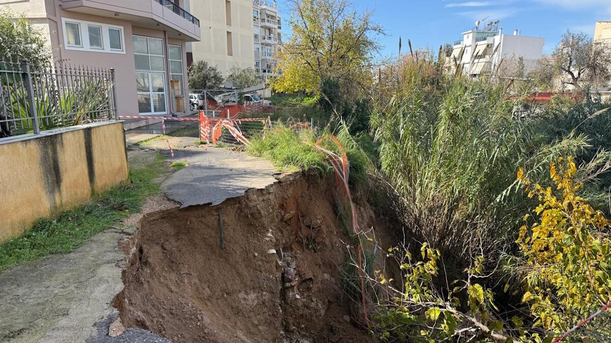 Σοβαρές ζημιές στον δήμο Αγίου Δημητρίου από τη νεροποντή της Παραμονής Χριστουγέννων