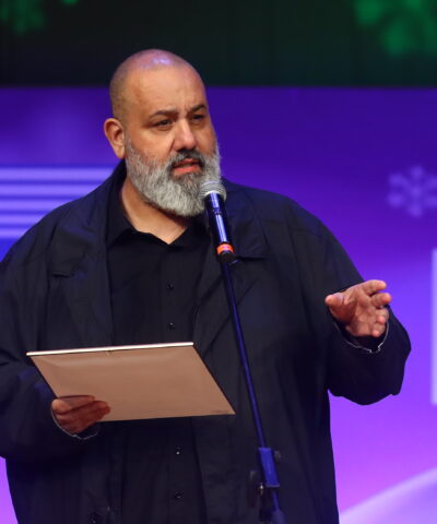 Ο Καραπαπάς στα βραβεία του ΠΣΑΤ (ΜΑΡΚΟΣ ΧΟΥΖΟΥΡΗΣ