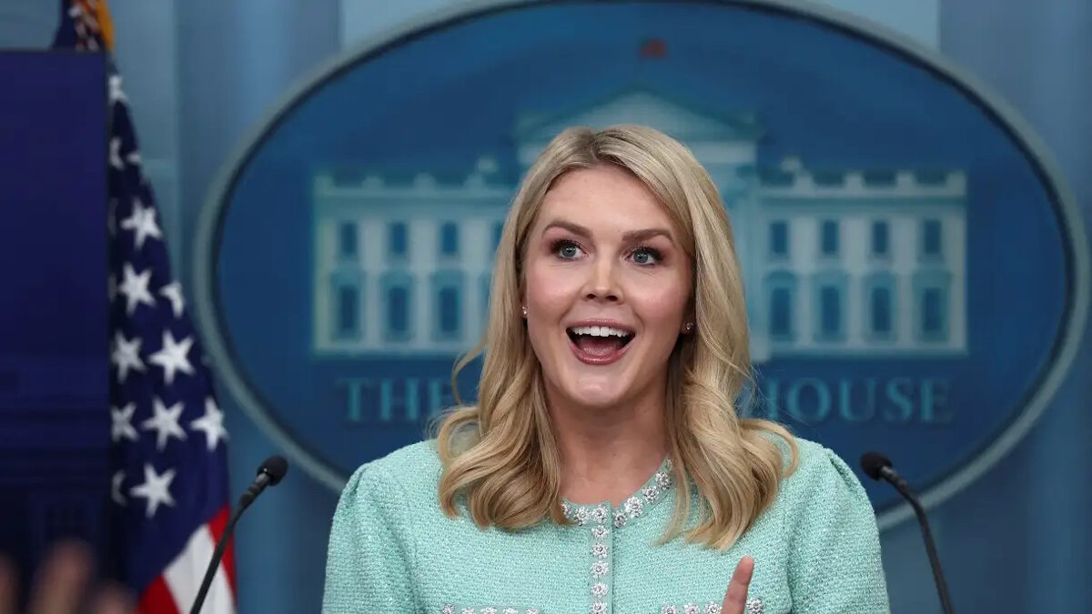 Η εκπρόσωπος του Λευκού Οίκου, Karoline Leavitt