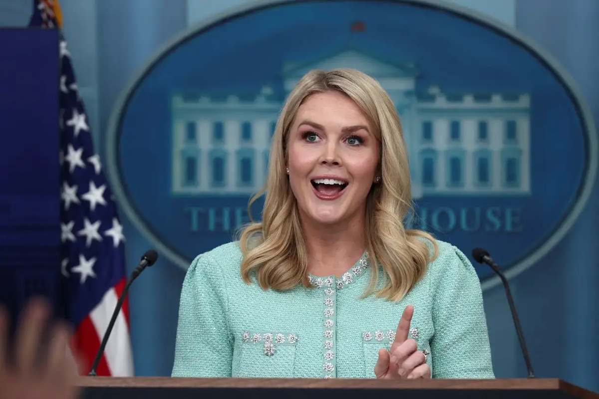Η εκπρόσωπος του Λευκού Οίκου, Karoline Leavitt