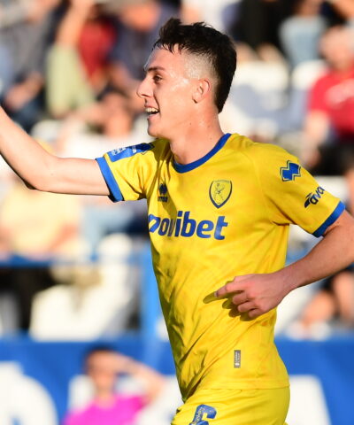 Ο Κοντούρης με τη φανέλα του Παναιτωλικού