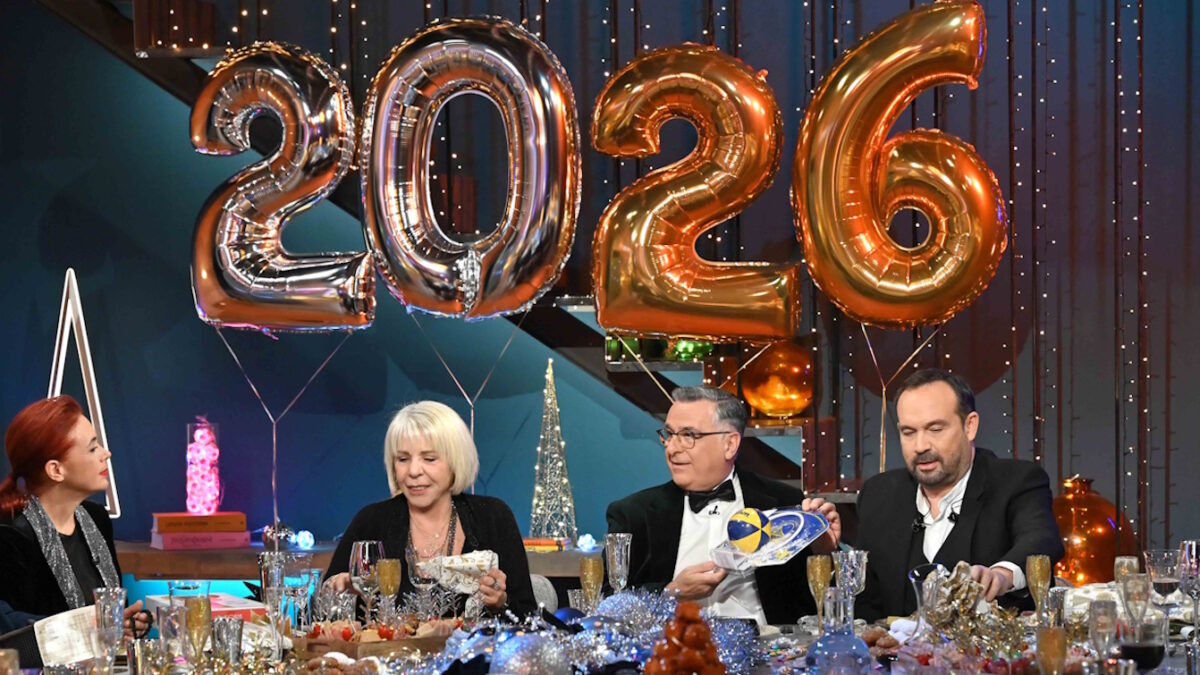 Στιγμιότυπο από την εκπομπή του Γιώργου Κουβαρά