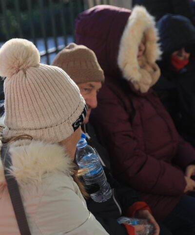 Κρύο στο κέντρο της Αθήνας