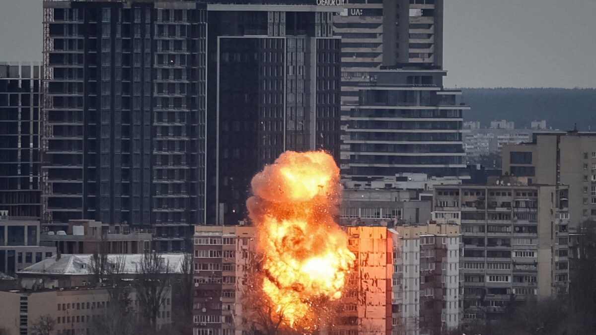 Ρωσικό πλήγμα στο Κίεβο