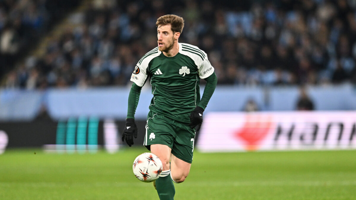 Ο Κυριακόπουλος σε αγώνα του Παναθηναϊκού (EUROKINISSI)