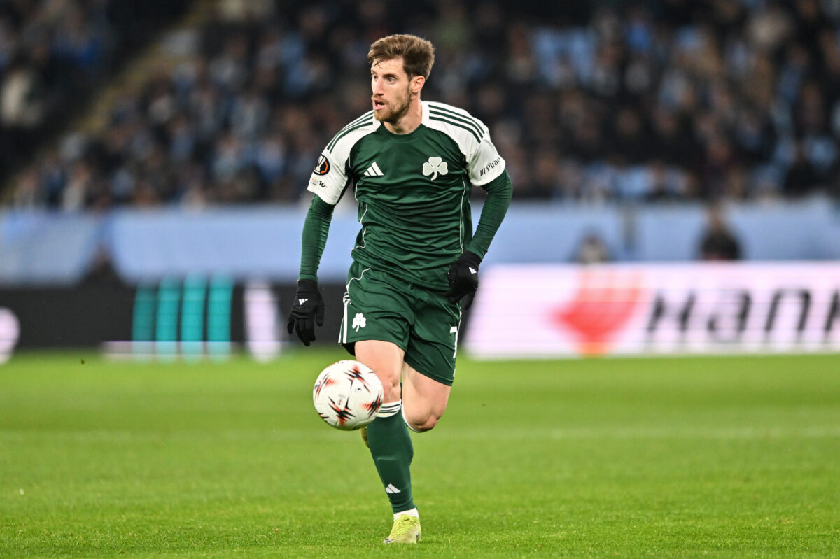 Ο Κυριακόπουλος σε αγώνα του Παναθηναϊκού (EUROKINISSI)