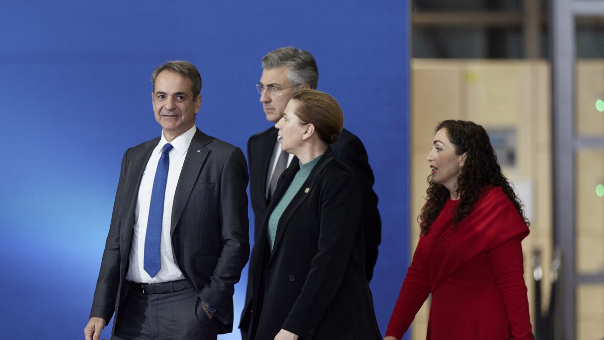 Ο πρωθυπουργός, Κυριάκος Μητσοτάκης στη σύνοδο κορυφής Ευρωπαϊκής Ένωσης - Δυτικών Βαλκανίων στις Βρυξέλλες