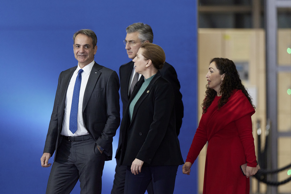 Ο πρωθυπουργός, Κυριάκος Μητσοτάκης στη σύνοδο κορυφής Ευρωπαϊκής Ένωσης - Δυτικών Βαλκανίων στις Βρυξέλλες