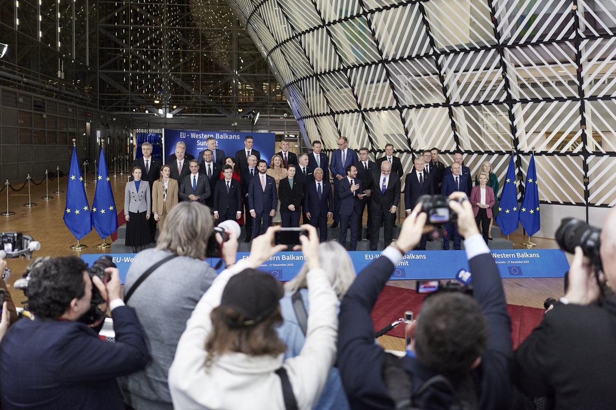 Ο πρωθυπουργός, Κυριάκος Μητσοτάκης στη σύνοδο κορυφής Ευρωπαϊκής Ένωσης - Δυτικών Βαλκανίων στις Βρυξέλλες